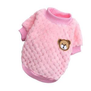 Bear Embroidery Pet Vest