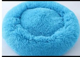 Soft Winter Warm Long Plush Donut Pet Bed