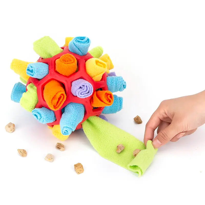 Interactive Dog Puzzle Toys Portable Pet Snuffle Ball Encourage