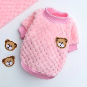 Bear Embroidery Pet Vest