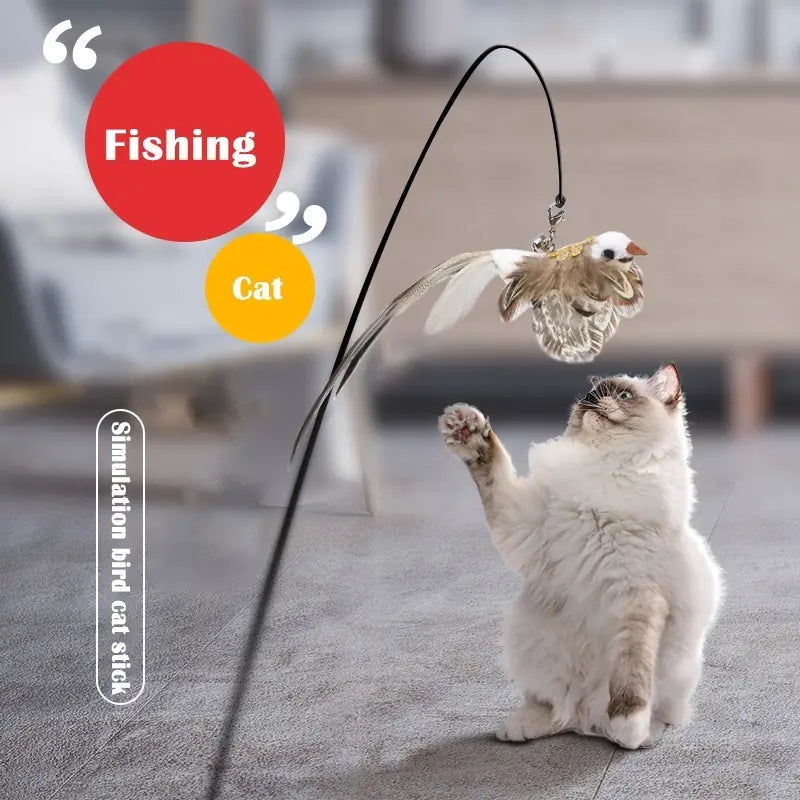 Simulation Bird Interactive Cat Toy